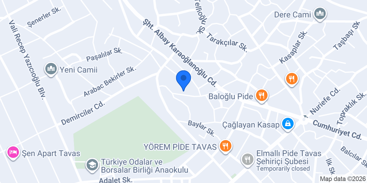 Aristo Kırtasiye konumu