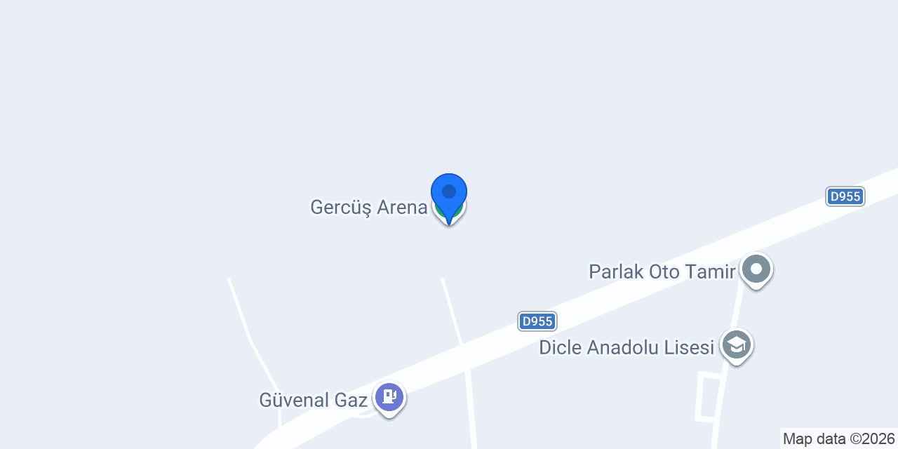 Gercüş Arena konumu