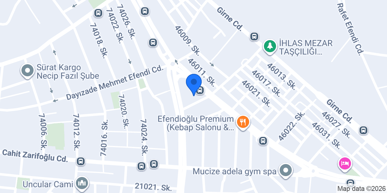 Maraş Masaj Salonu Severium Spa konumu
