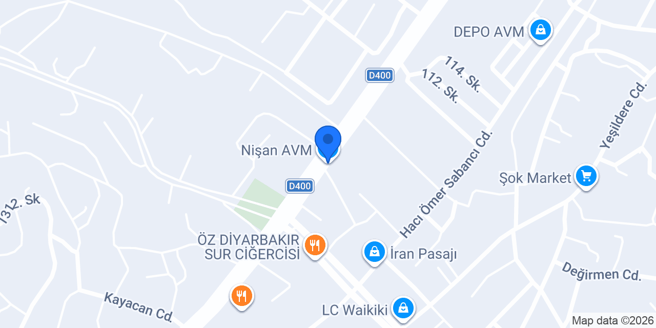 Nişan AVM konumu