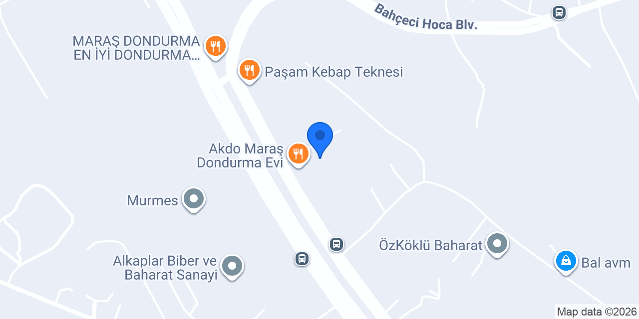 ALKON PREFABRİK VE ÇELİK YAPI KAHRAMANMARAŞ konumu