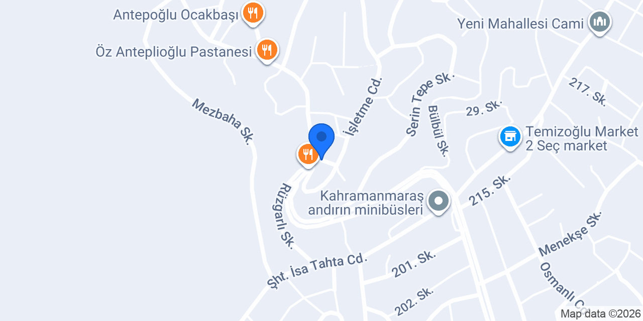 Yeşil Fırın konumu