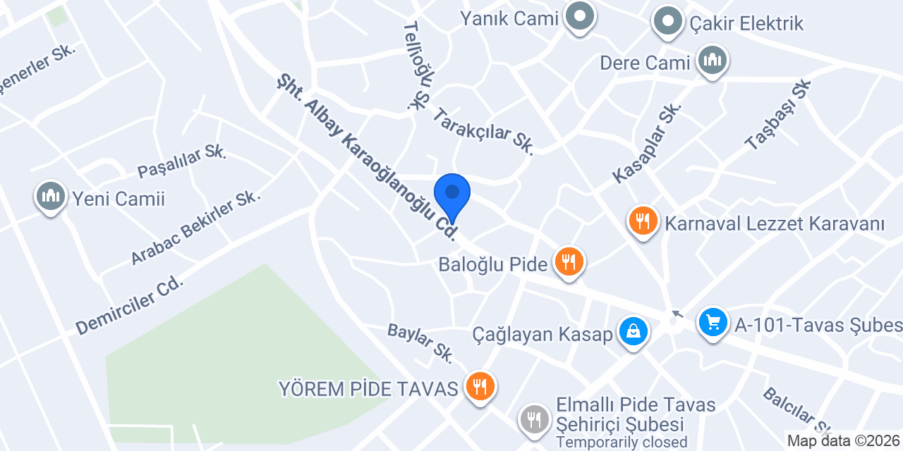 𝗦𝗲𝗹𝗶𝘇𝗹𝗲𝗿 TANTUNi Kavurma konumu