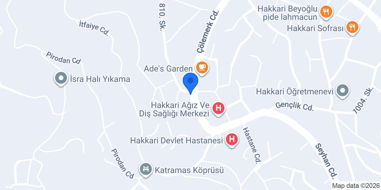 Diş Hekimi Mehtap Özgür konumu