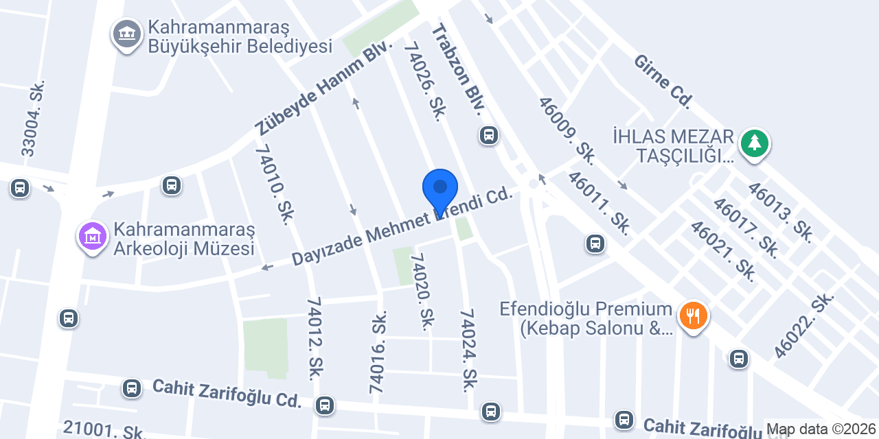 Nadir Döşeme konumu