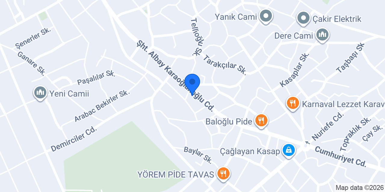 TUREL PASTANESI konumu