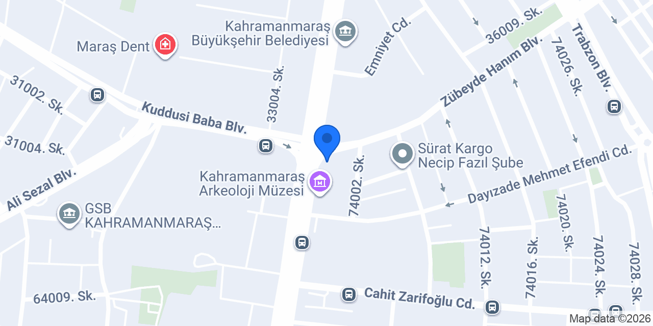 Serbest Muhasebeci Mali Müşavir - SAMET KAMALAK konumu
