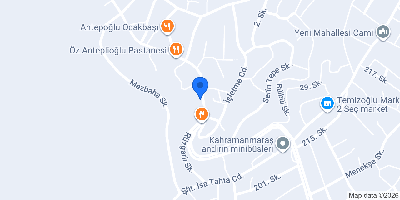 Komagene Etsiz Çiğ Köfte konumu