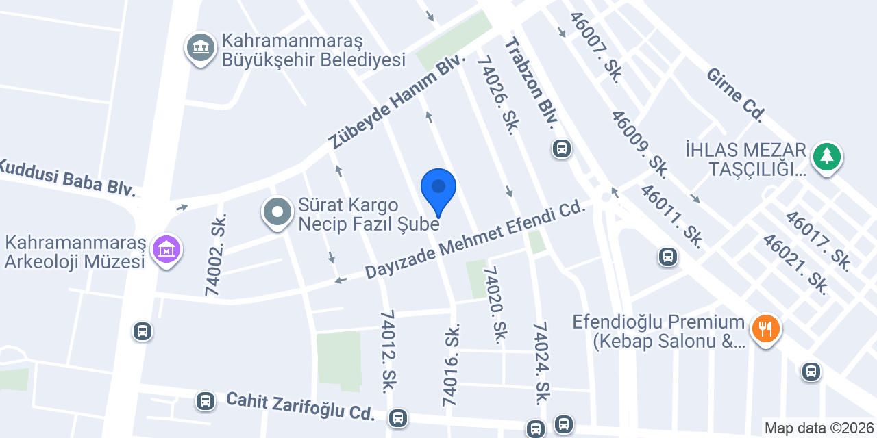 cafeler caddesi konumu