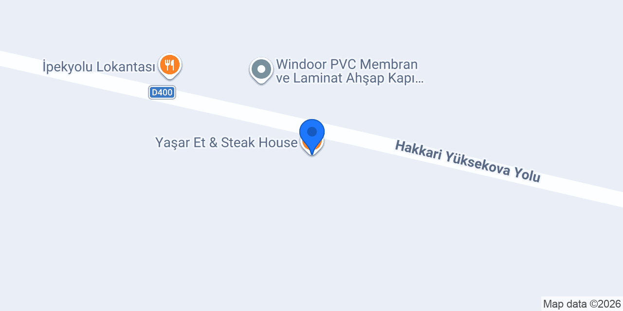 Yaşar Et & Steak House konumu