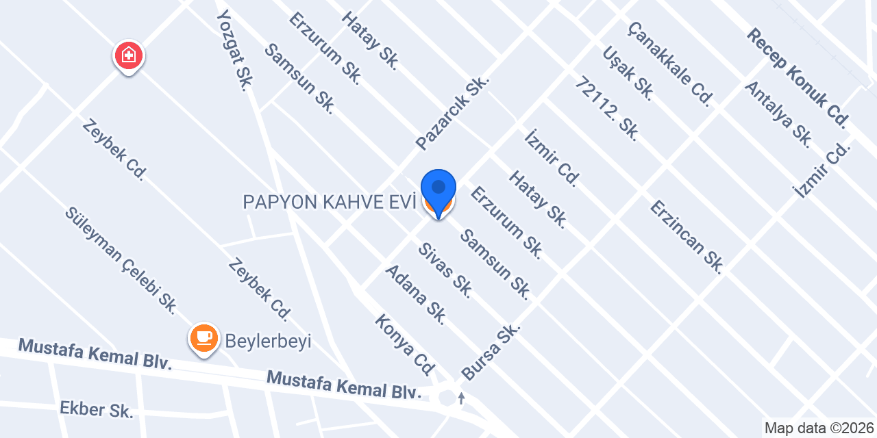 PAPYON KAHVE EVİ konumu