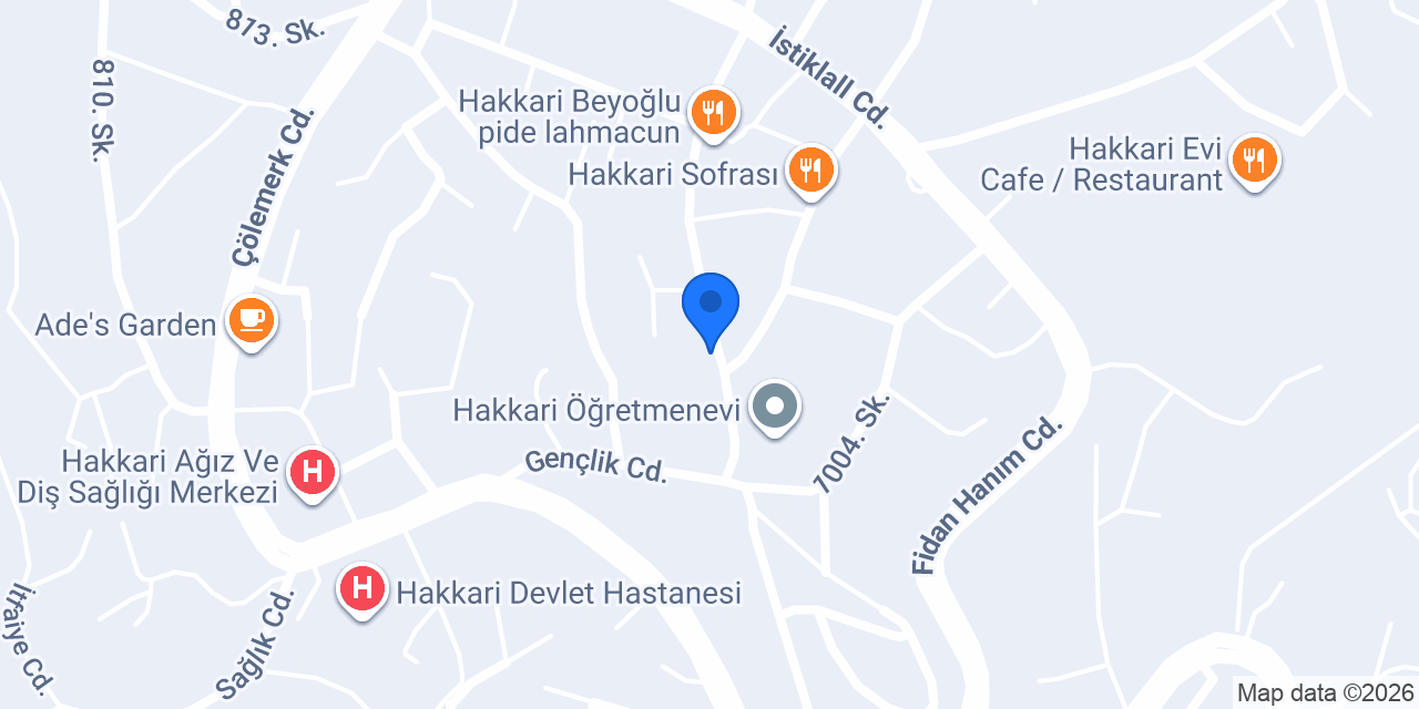 Hakkari taksi konumu
