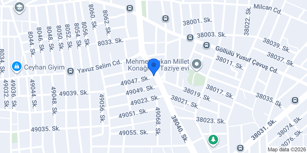 Özyıldız Ekmek Fabrikası konumu