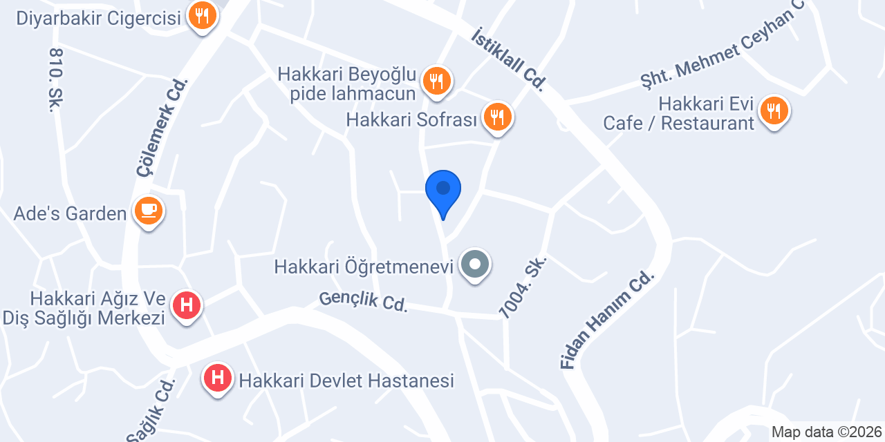 Star Gençlik Taksi Durağı konumu