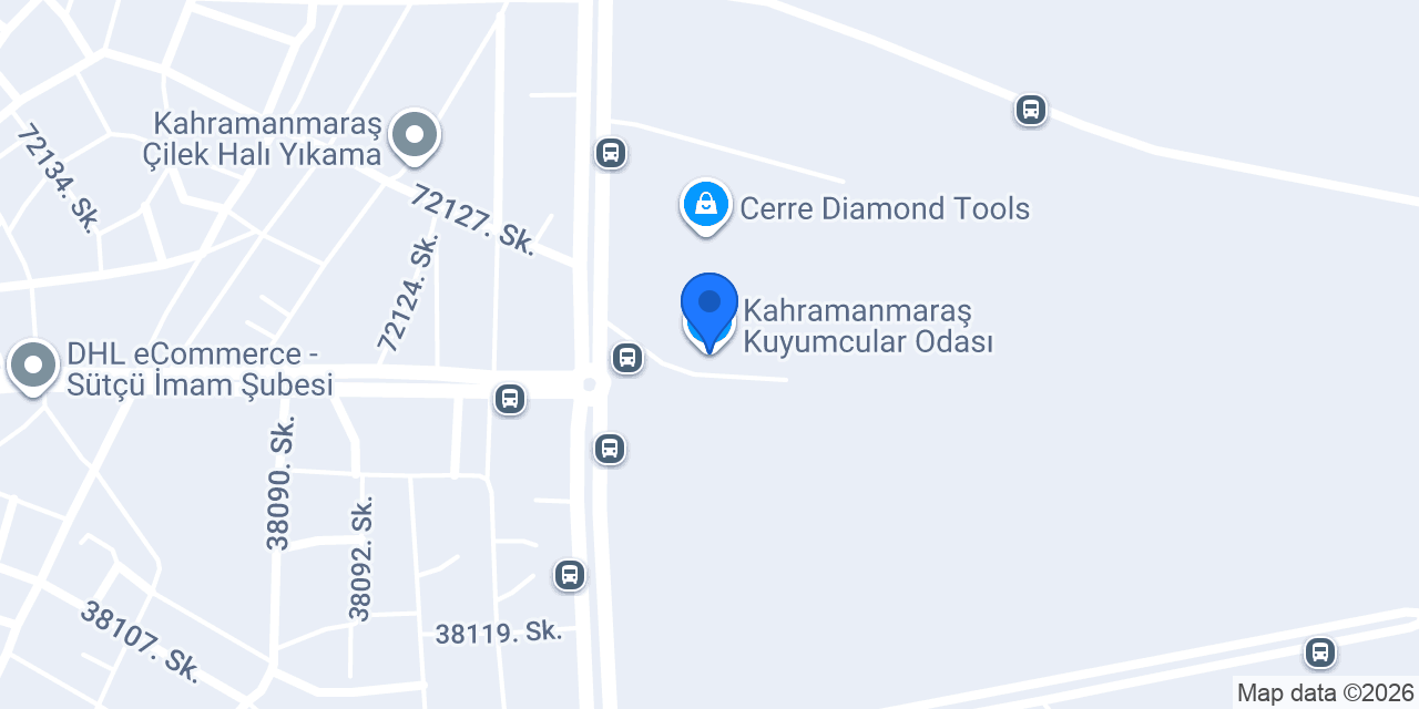 Kahramanmaraş Kuyumcular Odası konumu