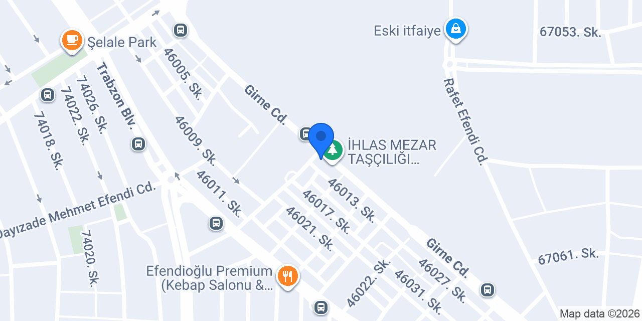Gümüşer Özen Oto Lastik konumu