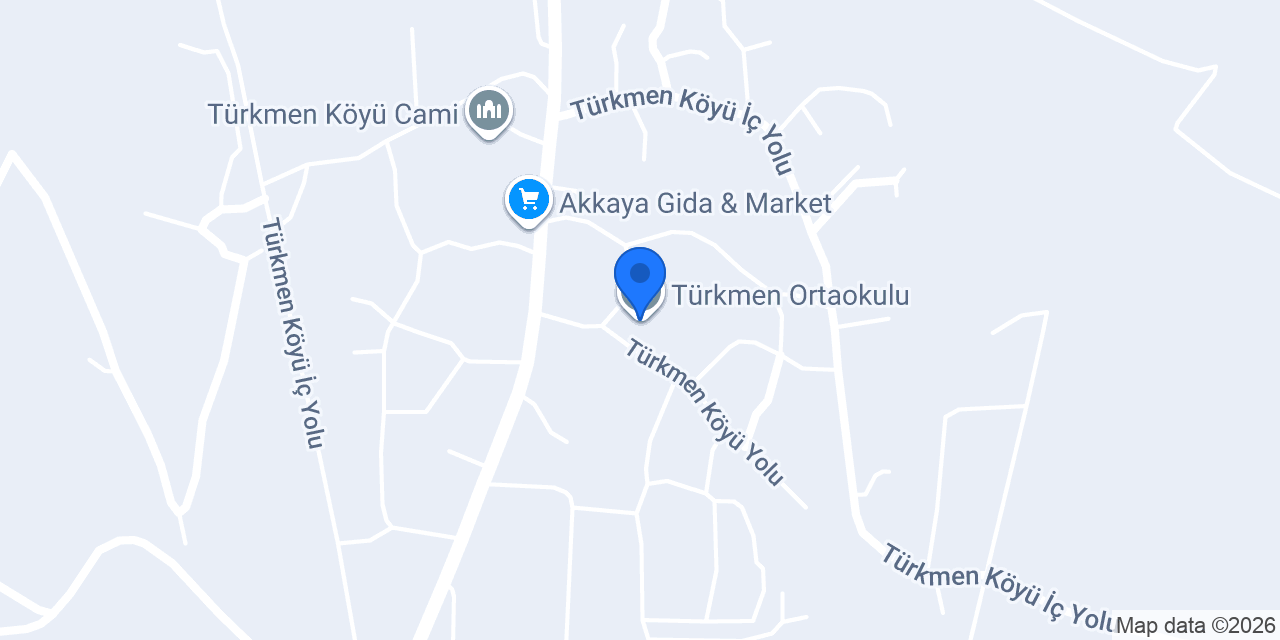 Türkmen Ortaokulu konumu