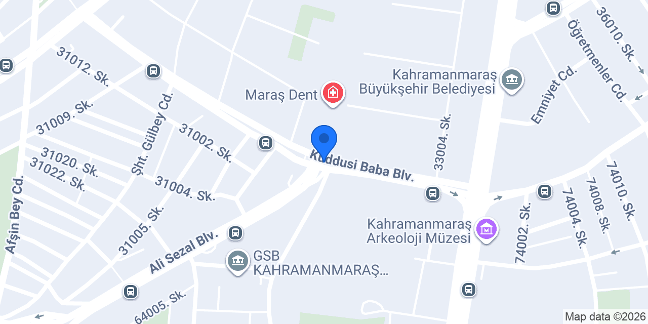 Arel Mes.san.ltd.sti Kahramanmaraş konumu