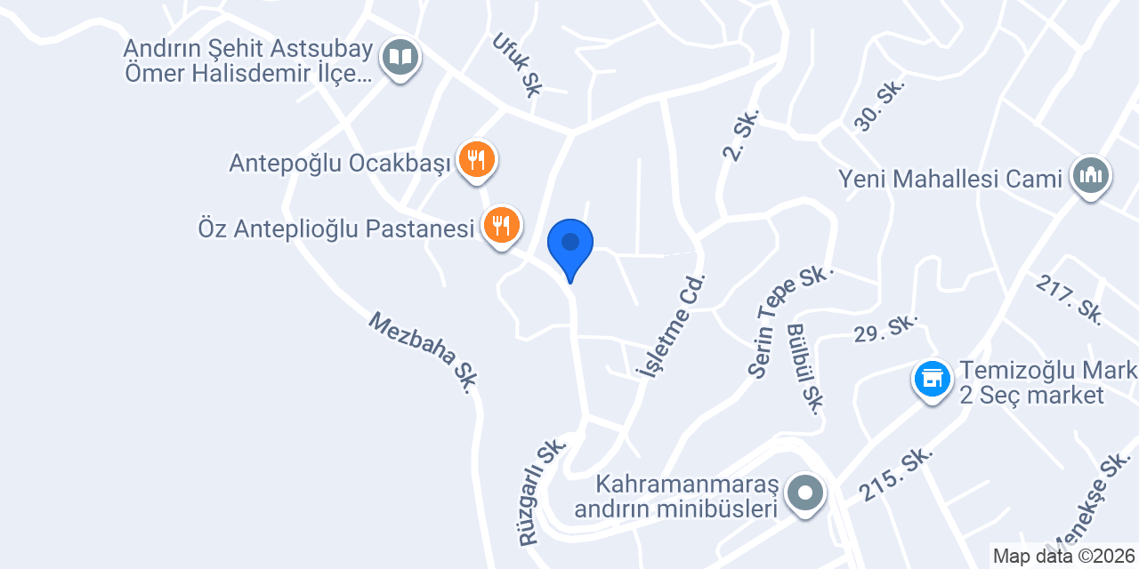 Daloğlu Ticaret konumu