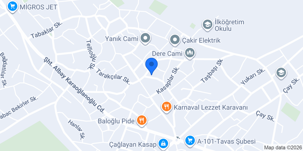 Batmazoğlu Konfeksiyon konumu