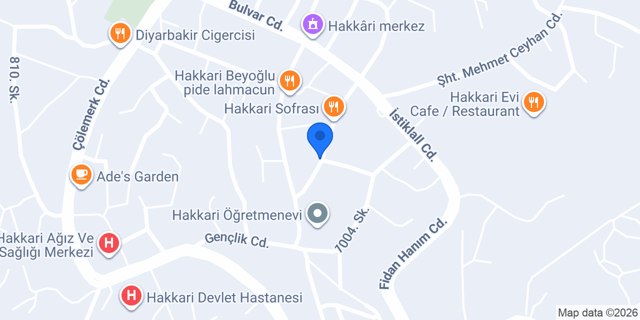 YAPARLAR YAPI İNŞAAT konumu