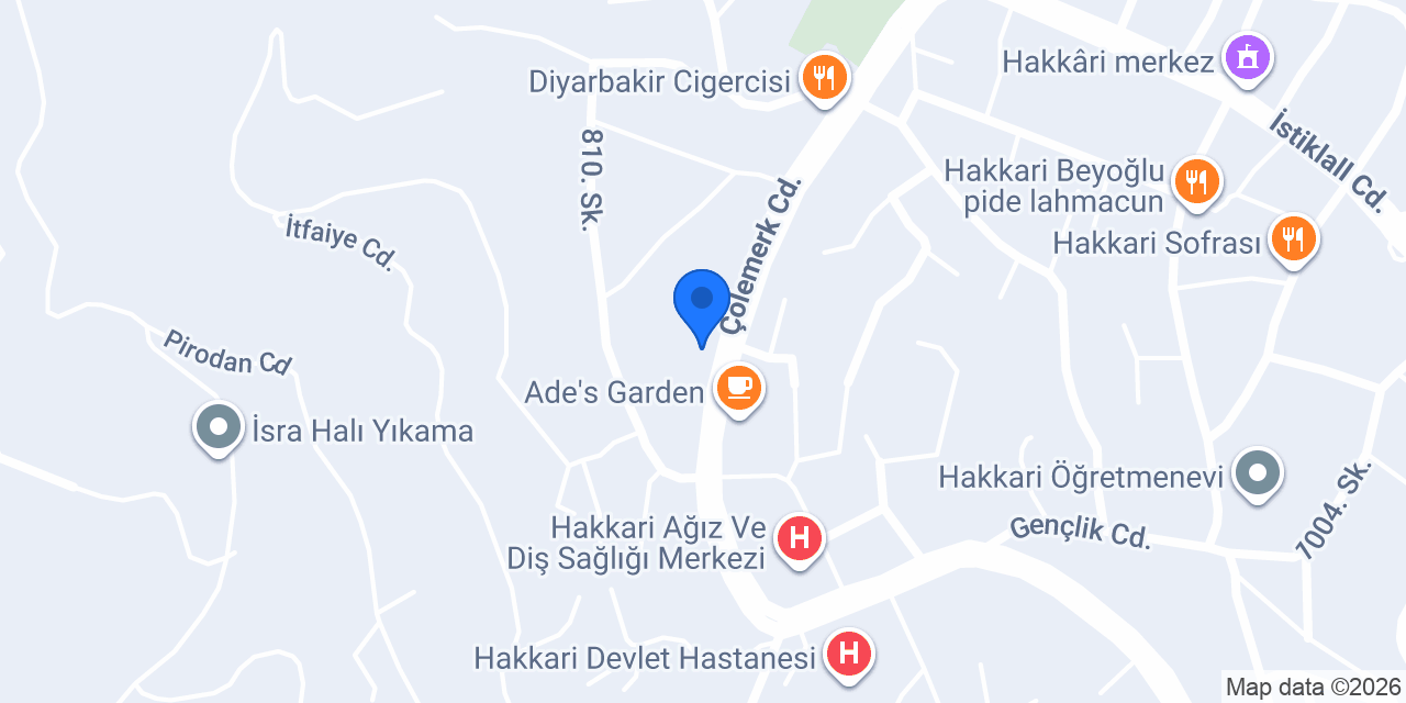 Deva Eczanesi Hakkari merkez konumu