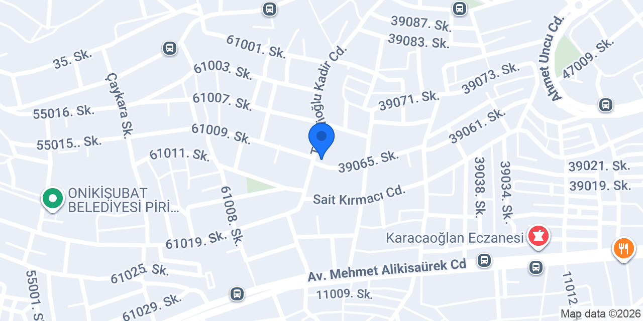 Kahramanmaraş NAZHAN METAL konumu