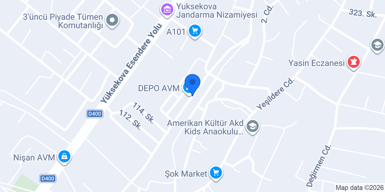 Şahin Mobilya konumu