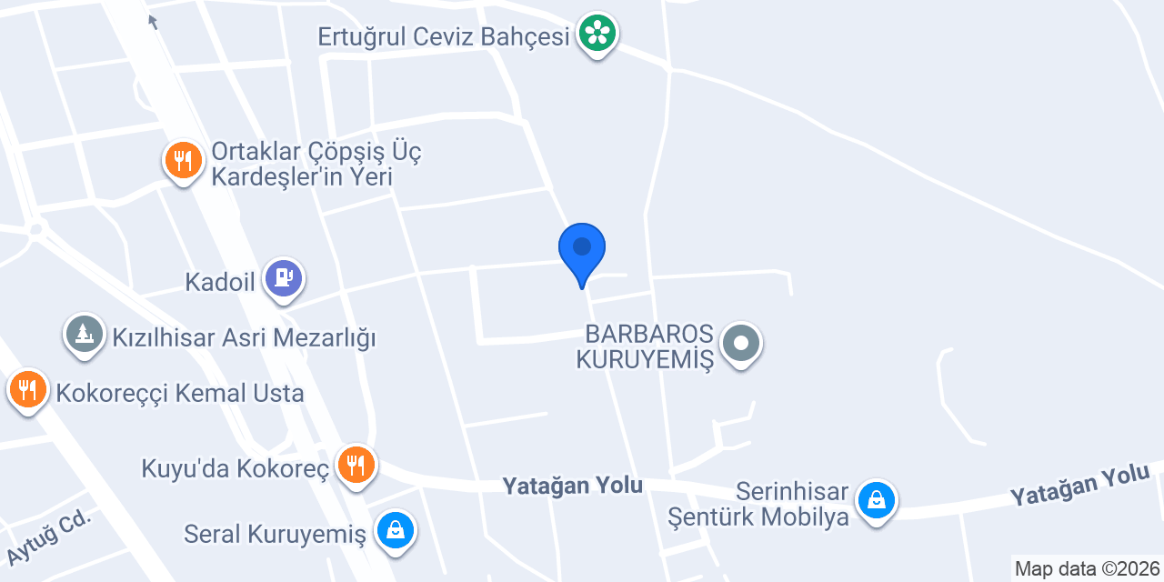 Ergünoğlu Kuruyemiş konumu