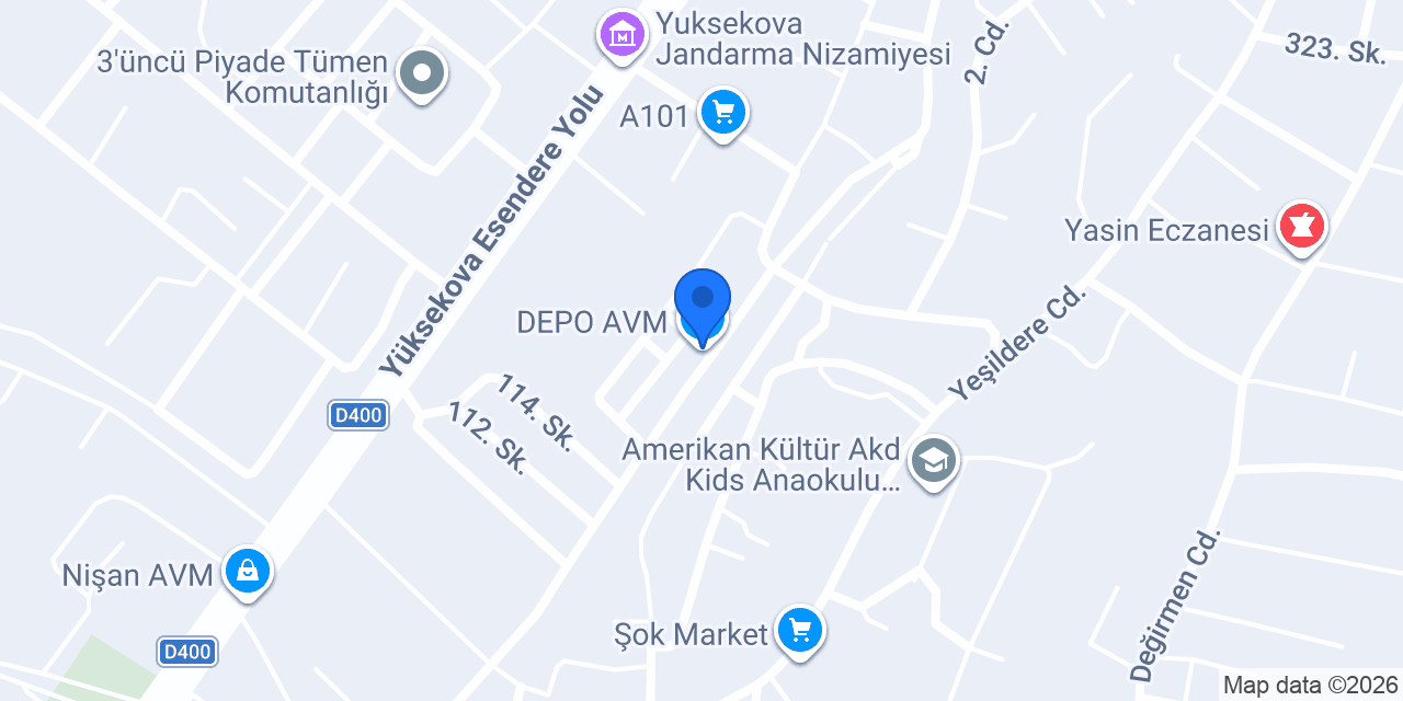 DEPO AVM konumu