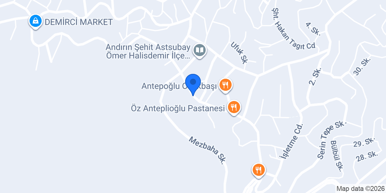 Çağlayan Lokantası konumu