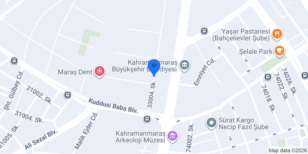 Uzm. Diyetisyen Melike Kirişci (Maraş Diyet Danışmanlık, Gıda Silme/Bırakma) konumu