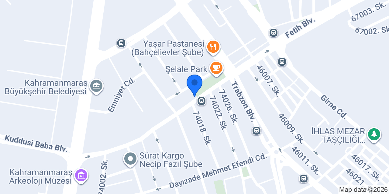 MARAŞ PİERCİNG GONCA TAKI KAHRAMANMARAŞ konumu
