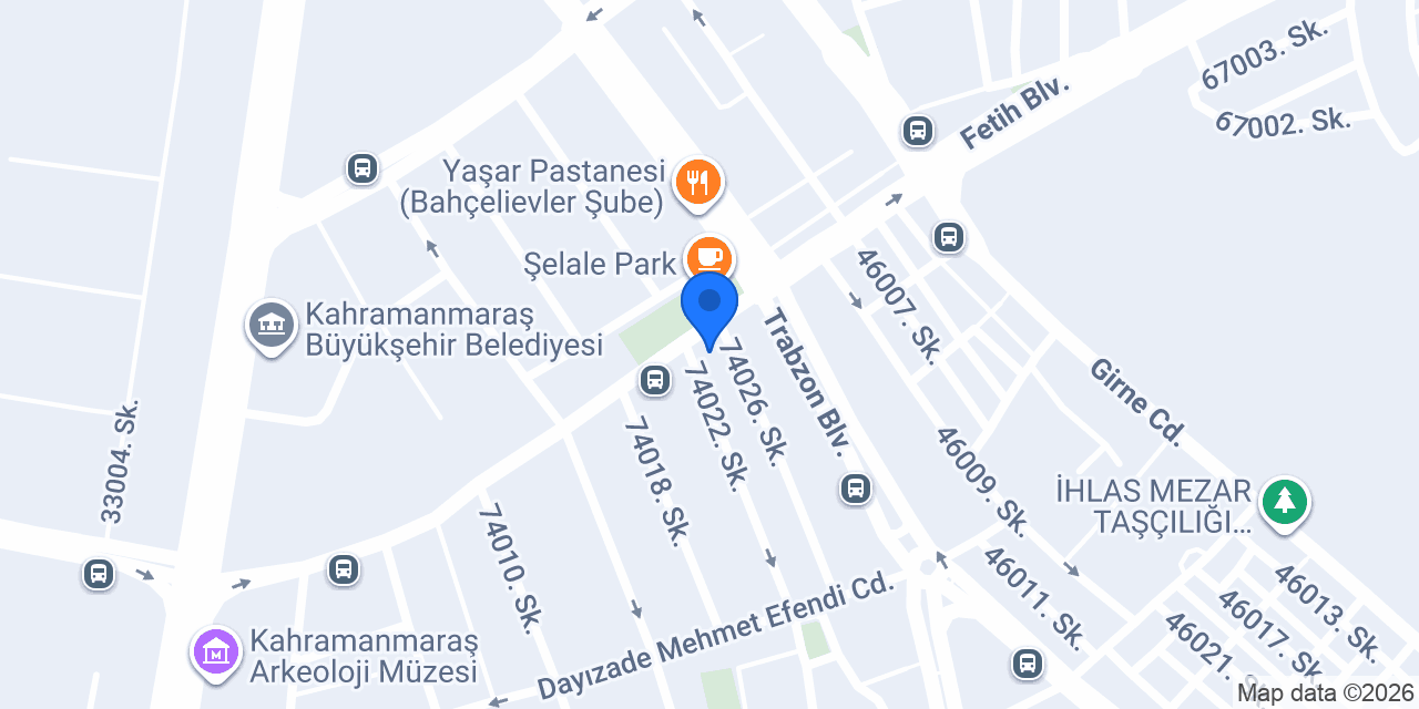 Nur Çiçekçilik konumu
