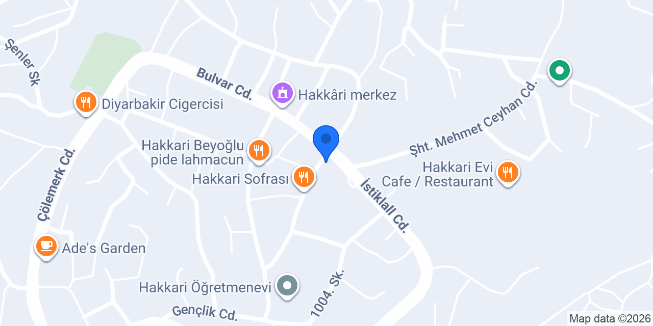 Pınar Döner Salonu konumu