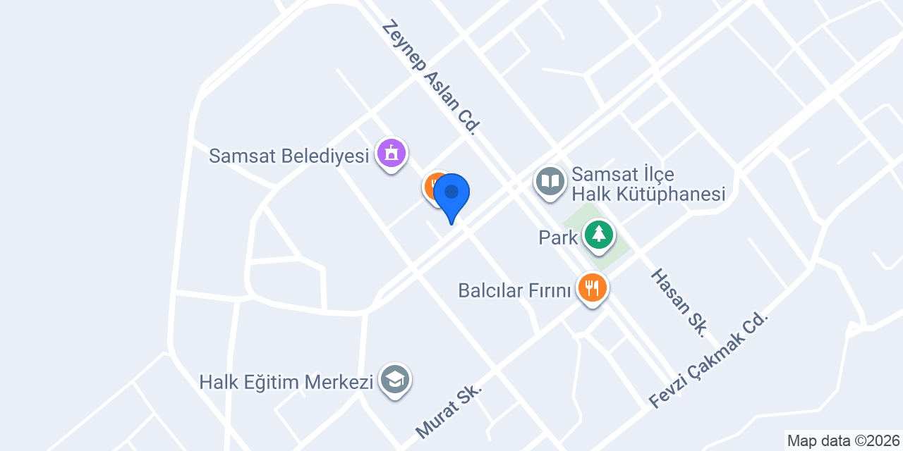 Samsat Adıyörem konumu