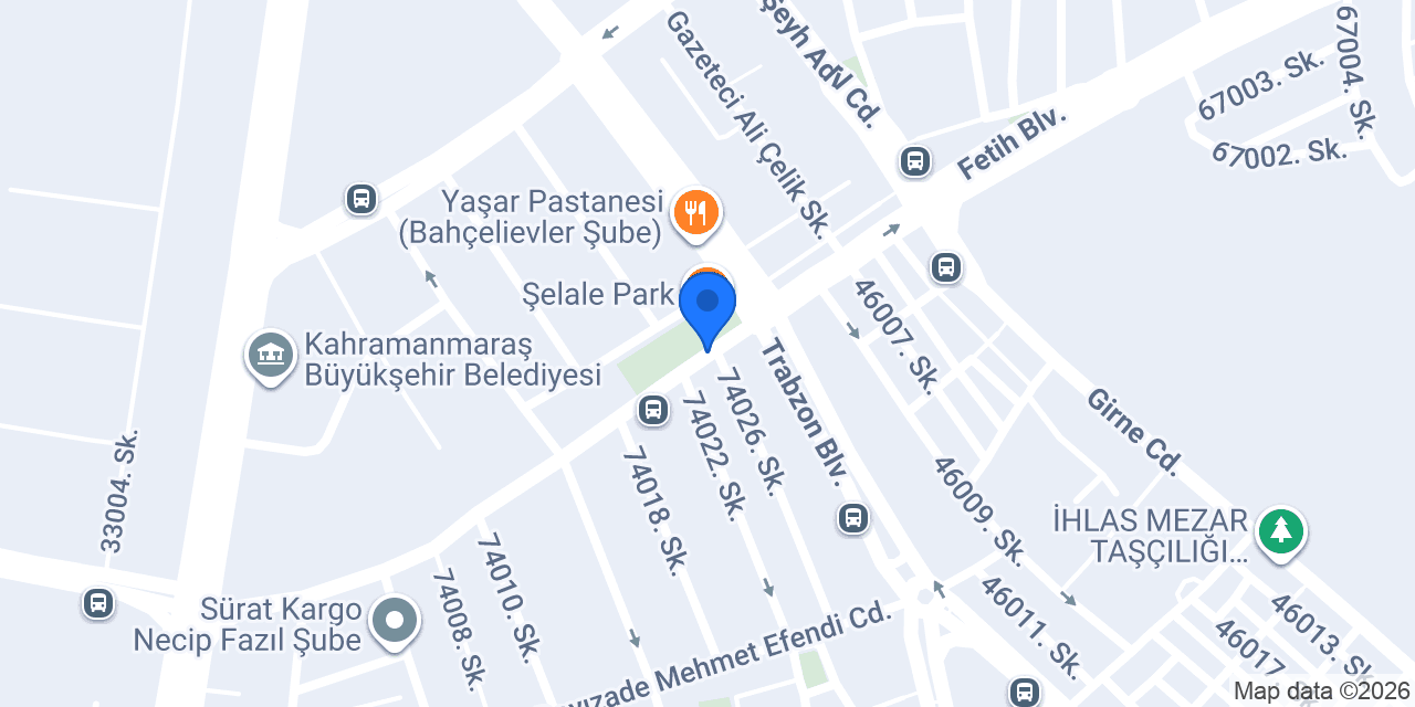 Bahçelievler Taksi konumu