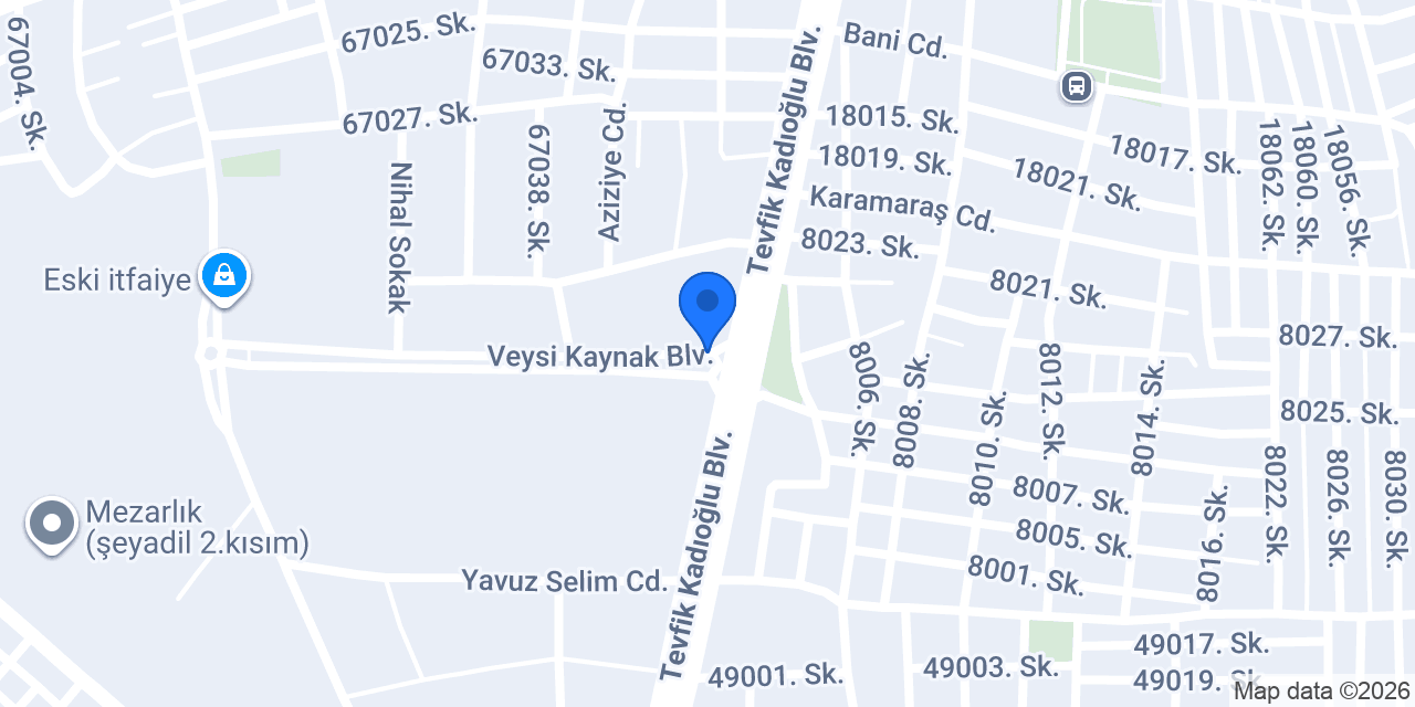 Piri Reis İlköğretim Okulu konumu