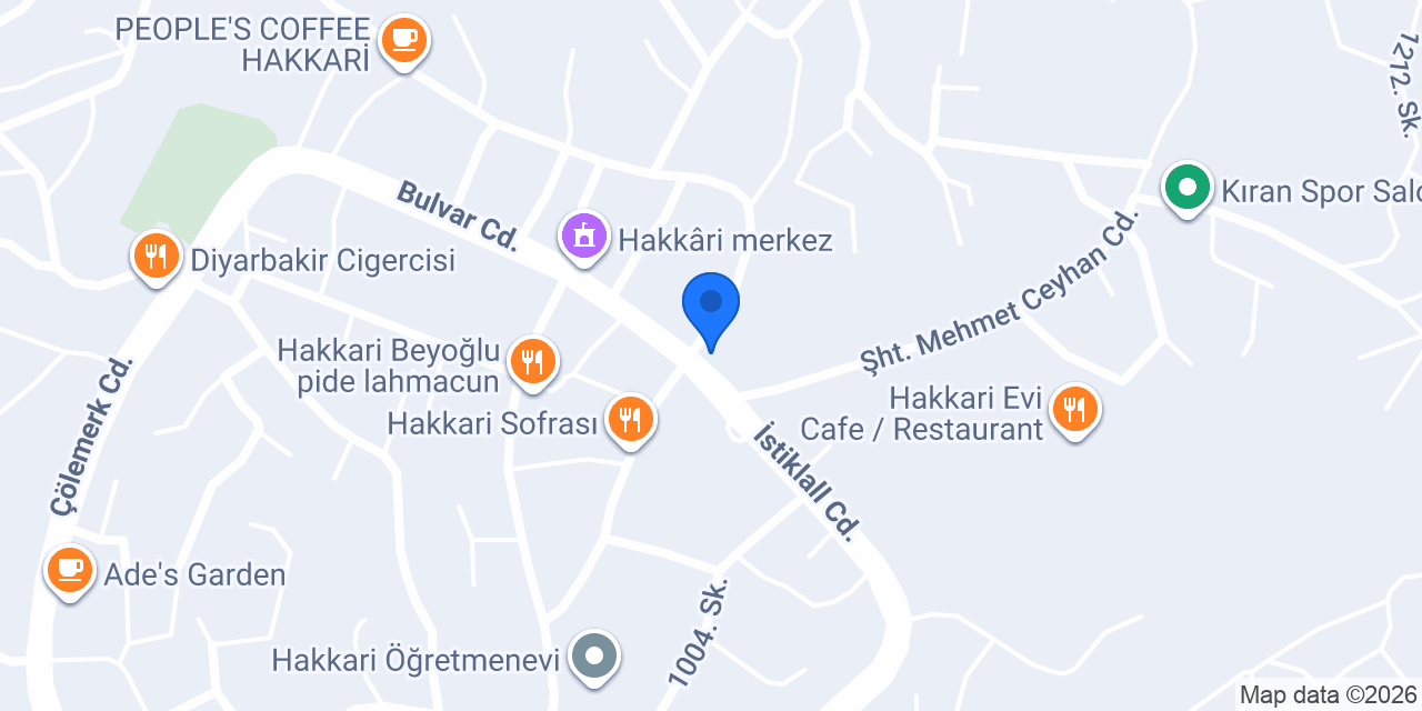 Ziyafet çiğköfte konumu