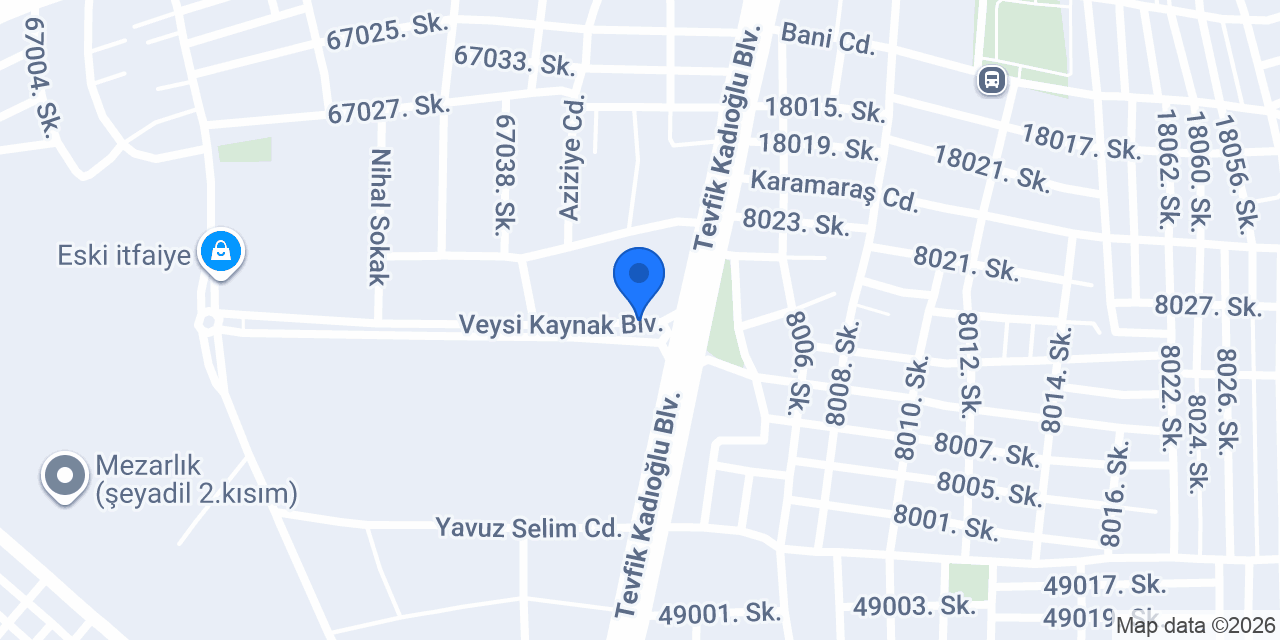 Metinoğlu İç Tasarım & Mobilya konumu