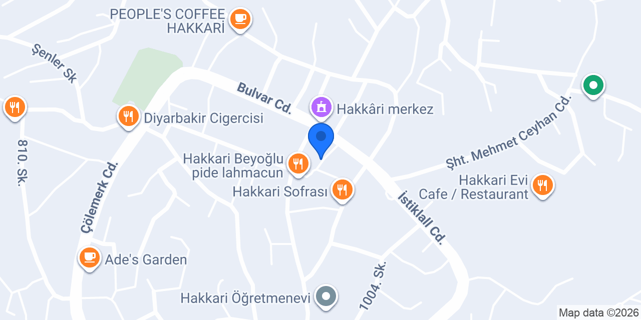 Taş Harita Mühendislik konumu