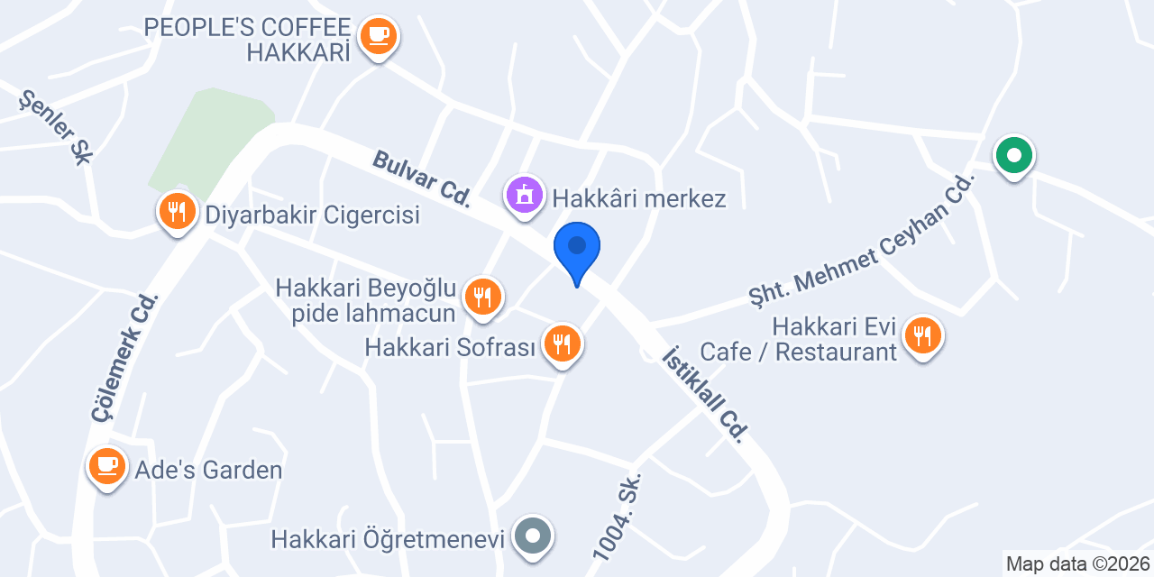 YeşilÇam Cafe konumu