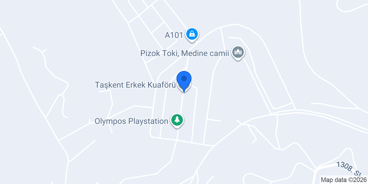 Taşkent Erkek Kuaförü. konumu