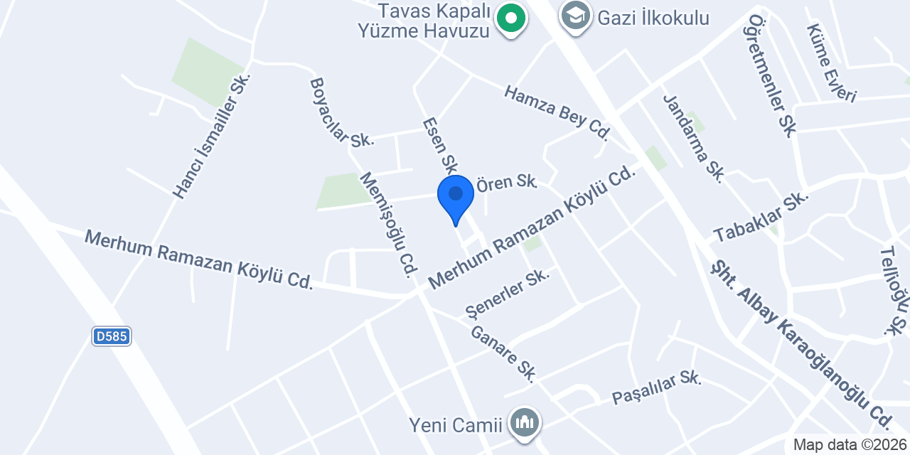 Garanti Tesisat konumu