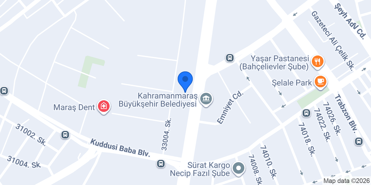 Fzt. Üzeyir Baki AVCI konumu