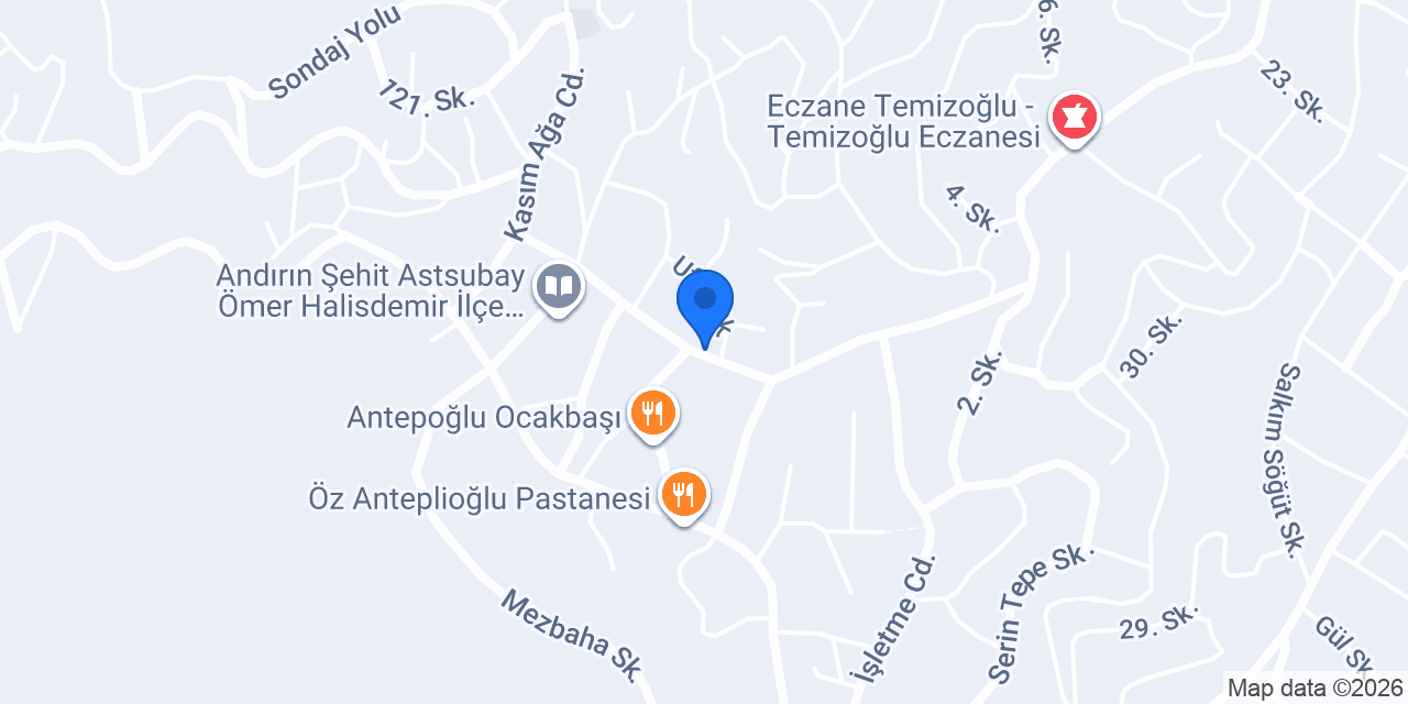 MaKas Erkek Kuaförü konumu