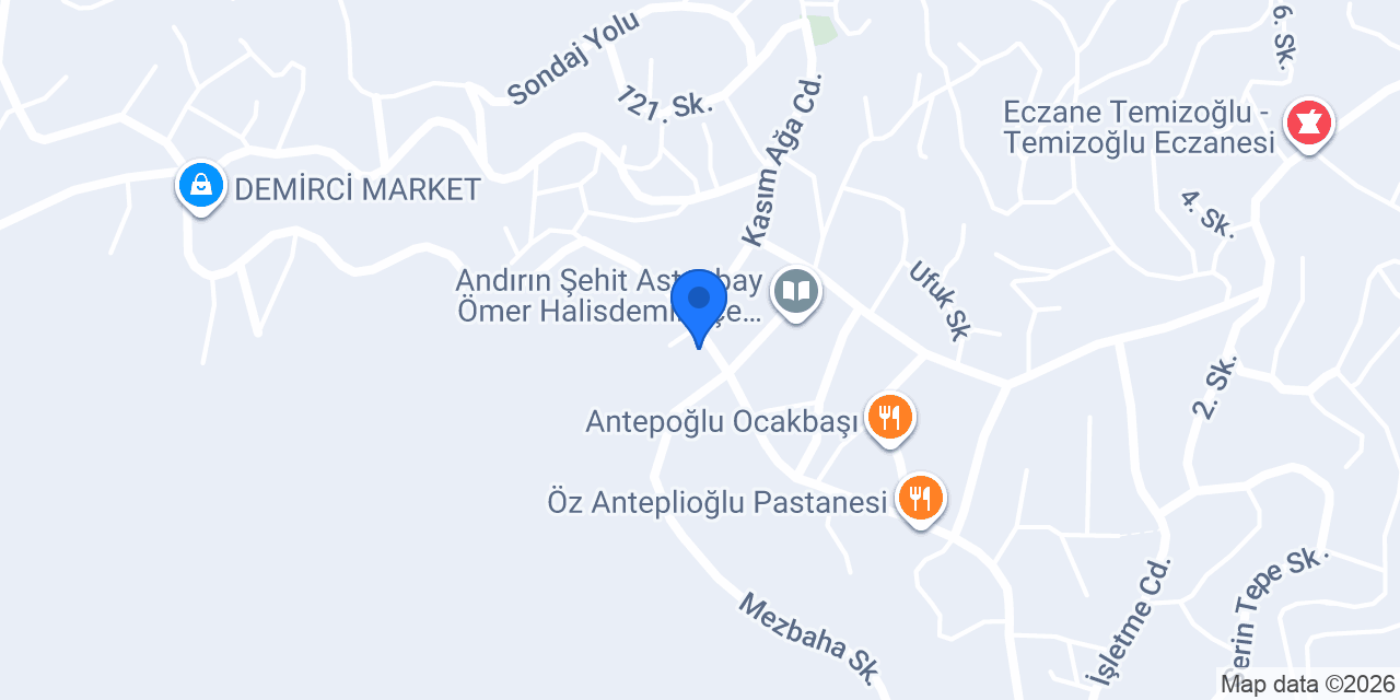 HAMEDOĞLU HUKUK BÜROSU konumu