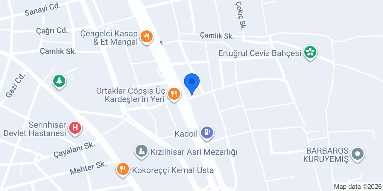 SERİNHİSAR ADİL & KASAP&MANGAL konumu