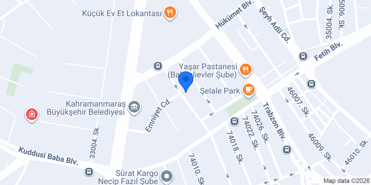 Cadde Cafe Restaurant konumu