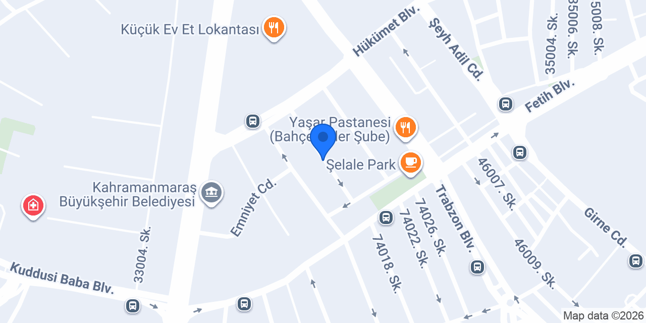Yalçın Optik konumu